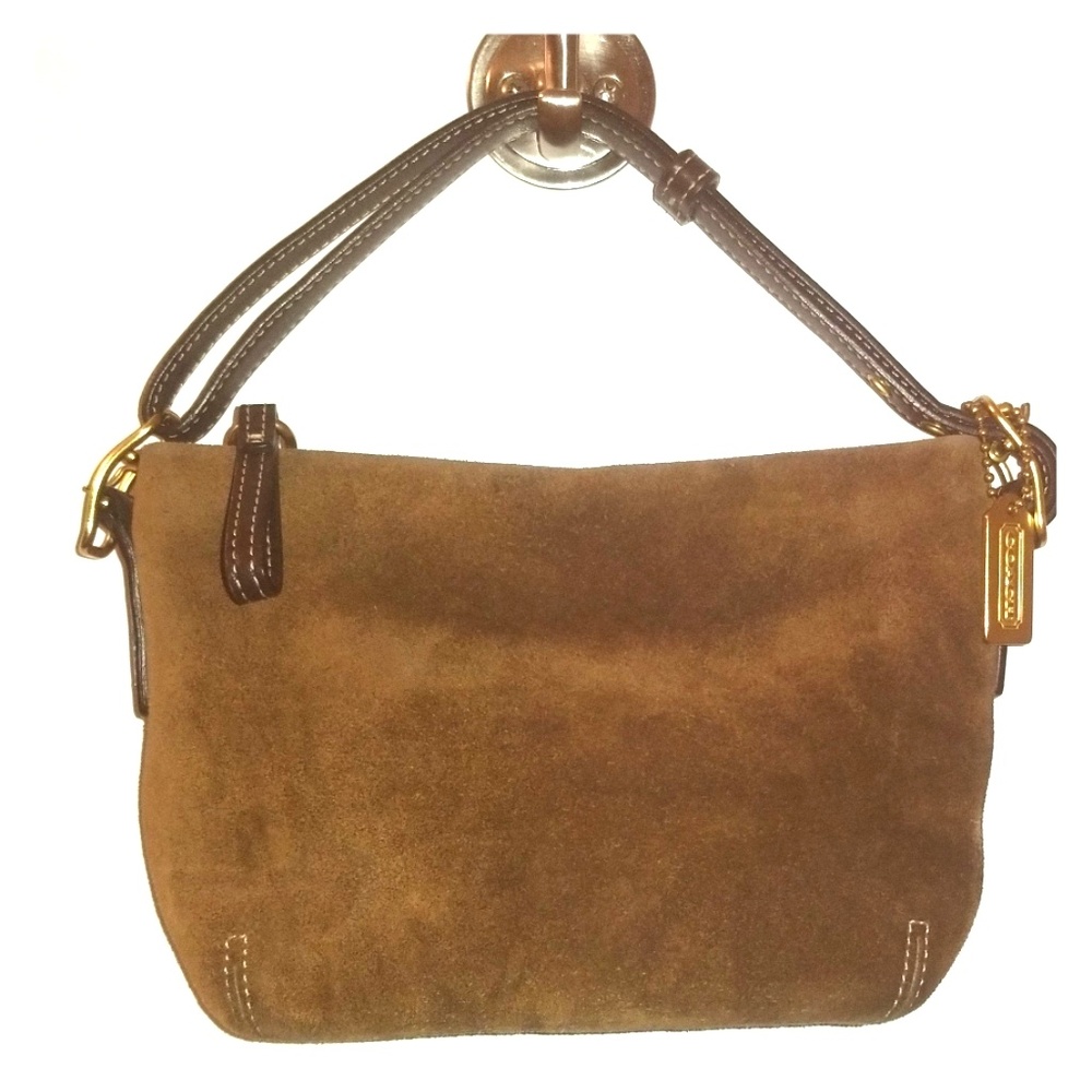 Coach Mini suede purse